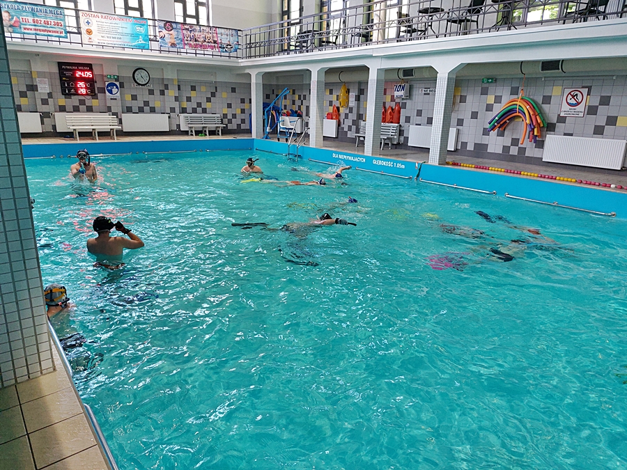 Hokej pod wodą Walenie Siemianowice Śląskie Trening 24 V 2025